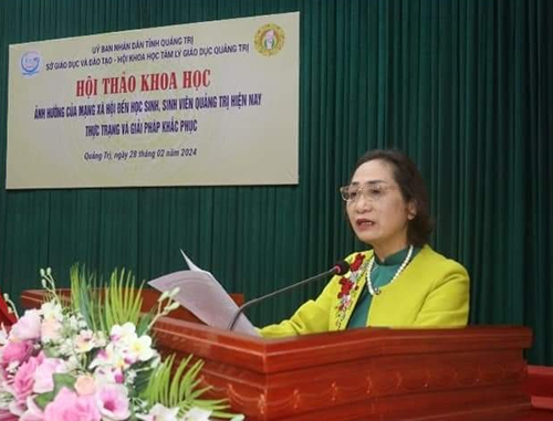 TRƯỜNG TRUNG CẤP MAI LĨNH THAM GIA HỘI THẢO  KHOA HỌC “ ẢNH HƯỞNG CỦA MẠNG XÃ HỘI ĐẾN HỌC SINH, SINH VIÊN QUẢNG TRỊ HIỆN NAY THỰC TRẠNG VÀ GIẢI PHÁP KHẮC PHỤC”